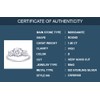 SAVEARTH DIAMONDS 1.6 Carats Round Lab Created Moissanite Diamond Three