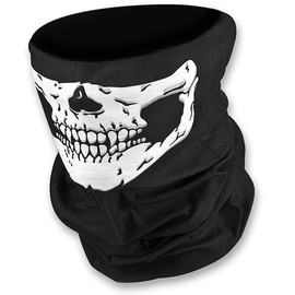 GEAR - MULTIFUNCTIONAL HEADWEAR 12 IN 1 NECK WARMER MASK GHOST SKULL - CALL OF DUTY MODERN WARFARE MW3 BLACK OPS BATTLEFIELD - AIRSOFT PAINTBALL MOTORCYCLE SKI OUTDOOR