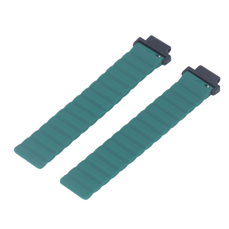 Magnetic Silicone Watch Strap Adjustable Silicone Bracelet Replacement Watchband for