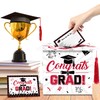 Class of 2025 Graduation Card Box White Red Congrats Grad