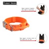 Yunleparks Tactical Dog Collar with Heavy Duty Metal Buckle and