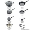 T-fal Experience Nonstick Cookware Set 12 Piece, Induction, Oven Broiler