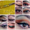 Helen Von Kosmetisch Delineador Glitter Líquido Larga Duración Brocha Purple