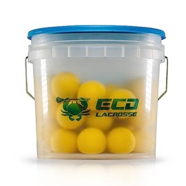 East Coast Dyes Mint Bucket (36) Lacrosse Balls - Yellow