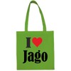 Reifen-Markt I Love Jago Shopping Bag School Bag Gym Bag