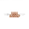 WeldingStop 10 Pieces Plasma Cutting XT40 Torch Consumables Electrode 249926