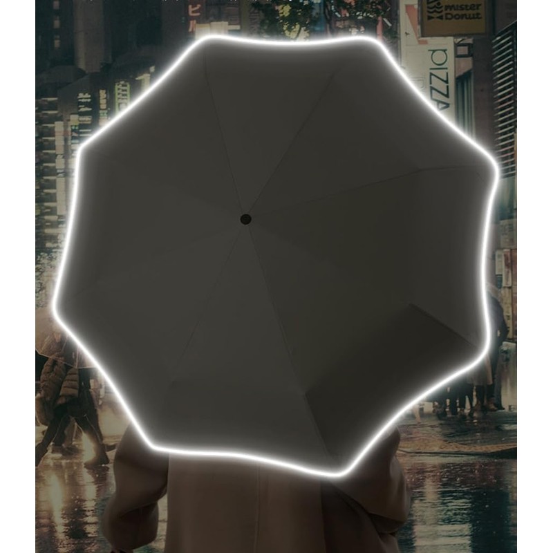 ThreeH Folding Umbrella Lightweight Automatic Open Close Compact Rain and