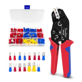 Yumkiyi Wire Crimping Tool set - AWG23-13, Nylon Terminal，Pre-Insulated Terminal Crimpers, for DIY, Automotive, and boat Wiring (YmSN-02C-280pcs)