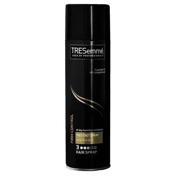 TRESemmé TRES Two Ultra Fine Mist Hair Spray For All Hair Types, Firm Control Hair Styling Anti-Frizz Hairspray With All-Day Humidity Resistance 11 oz