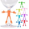 Oenophilia Wine Glass Stem Dudes - Set of 8
