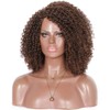 Kalyss Short Afro Kinky Curly Wigs for Women Side Curved