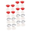 Minkissy Heart Shape Nail Art Toe Dividers 16pcs Manicure Supplies