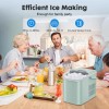 ANTONIA Home Countertop Ice Maker 9 Cubes in Only 6