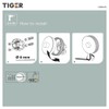 Tiger Urban, Towel hook large, White, 29x50x50mm