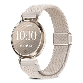 VanHooc 14mm Band, Compatible with Garmin Lily 2, Nylon, Quick Release, Braid, Stretchable, Magnetic Buckle, Breathable, Durable, Magnetic Buckle, Stepless Adjustment, Sweat Resistant, Water Resistant