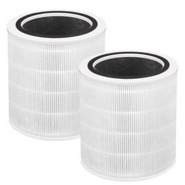 Premium Core 400 Replacement Filter for LEVOIT Core 400, Core 400S, 3-in-1 True HEPA Filter, 2 Pack