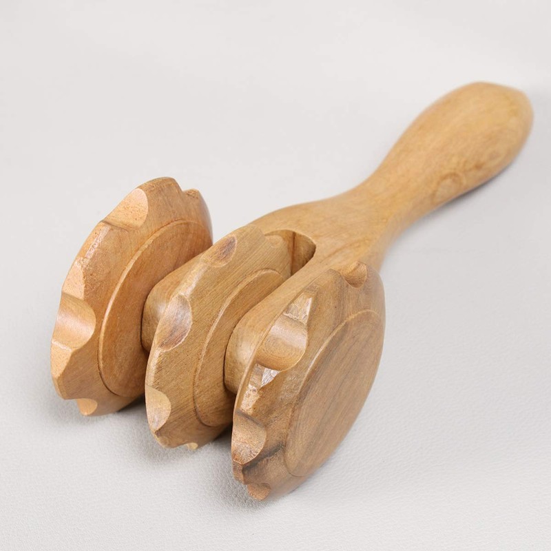 FOMIYES Wooden Massage Roller Full Body Massager for Deep Tissue