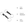 YangLand 2Pcs/Set Quick Release Keychain Pull-Apart Removable Keyring with Two