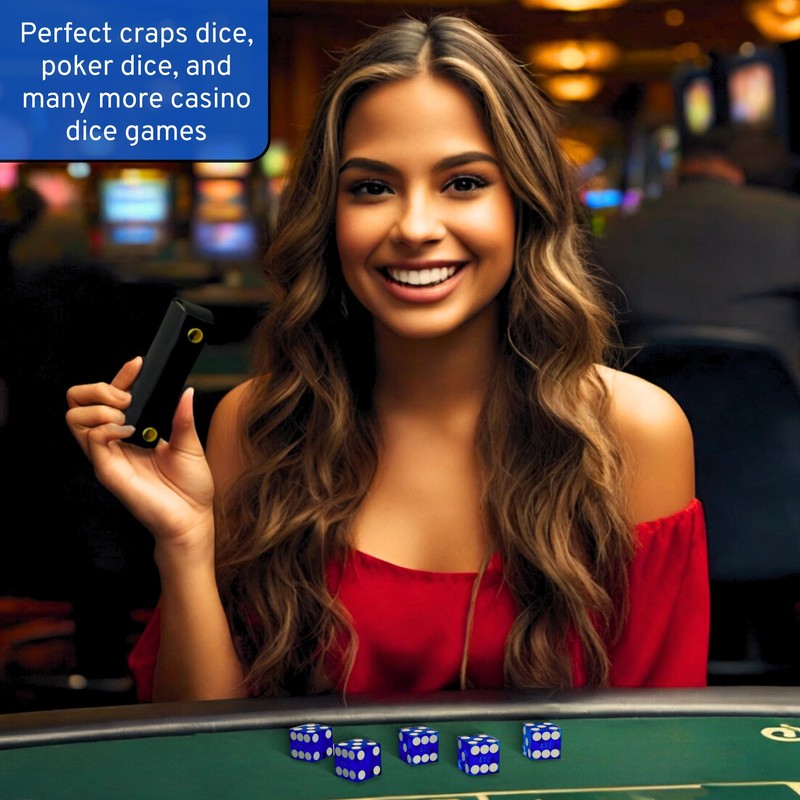 Luck Lab Grade AAA 19mm Casino Dice with Razor Edges