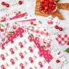 Cotrida 24 Sheets Cherry Fruit Scrapbook Paper, Pink Patterns Decorative