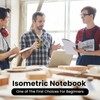 Ctosree 5 Pcs Isometric Graph Paper Notebook 8.5" x 11"