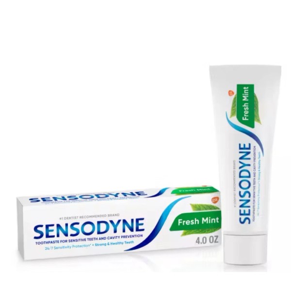 Sensodyne Fresh Mint Sensitivity Toothpaste for Sensitive Teeth (pack Of