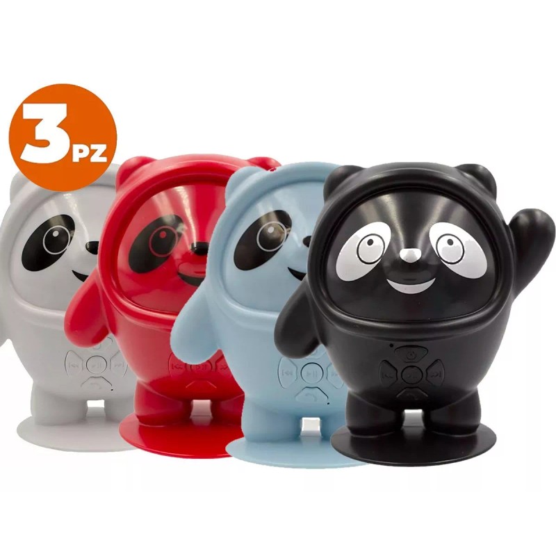 Maíz 3pzs Bocina Bluetooth Recargable Portatil Infantil Kawaii