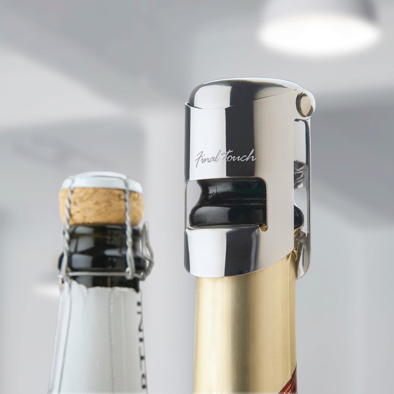 Final Touch Stainless Steel Champagne Stopper (FTA7002)