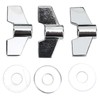 21Pcs Cymbal Replacement Accessories Felts Sleeves Wing Nuts Washers for