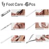 DoerSpace Manicure Pedicure Set, 19 Pieces, Black Nail Clippers, Nail