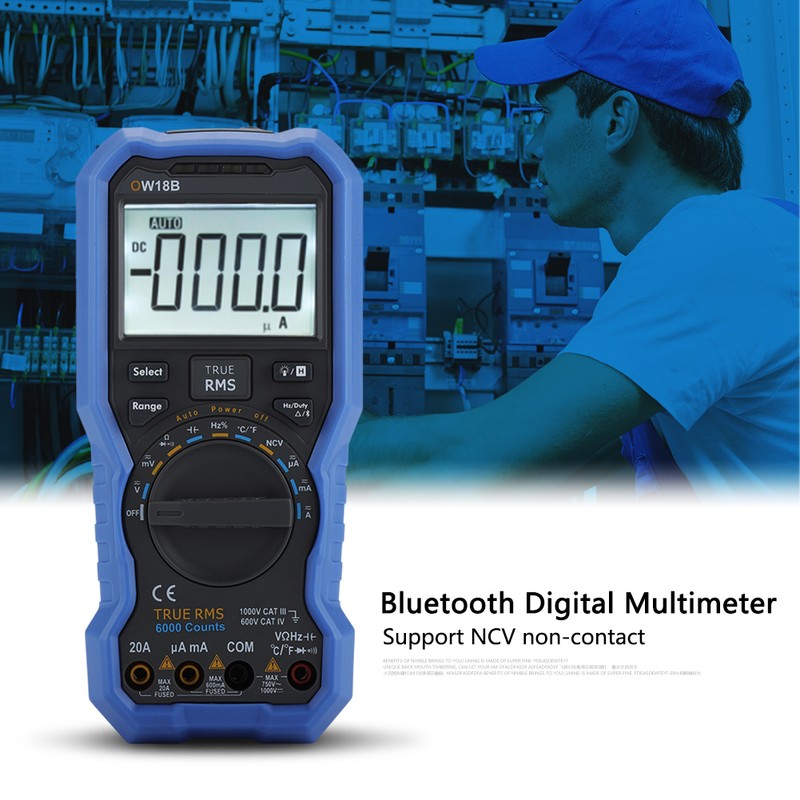 1 set OW18B Bluetooth Digital Multimeter Data Logger Thermometer Kit