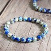Unbranded K2 Granite Azurite Jasper 8MM Bead Healing Reiki Balance