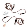 h2i Swing Ropes, Rope for Swing Including Carabiner, Height-Adjustable Rope