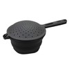 Cambridge Robert Irvine 2-in-1 Collapsible Colander, 0, BLACK