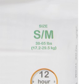 McKesson Youth Pants, Overnight Pediatric Pants for Boys or Girls, Disposable Training Pant, 12 Hour Protection - Size Small/Medium, 38-65 lbs, 17 Count, 4 Packs, 68 Total