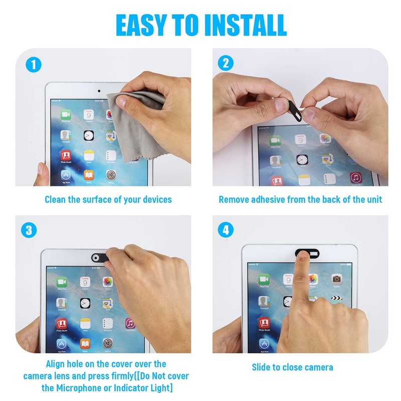 Laptop Camera Cover Slide, 0.028 Inch Ultra Thin Laptop Camera