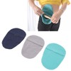 3pcs Ostomy Bag Cover Washable Detachable Dust Proof Mixed Colors
