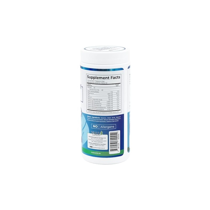 Magnesium Citrate Lemon Flavor - 8.8 oz (250 g) |