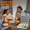 Baker's Friend Mini Donut Maker Machine, Bake 12 Mini Doughnuts,