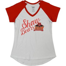 Big Boy Shaw Bears S4 Womens V-Neck Tee [Grey - L] - ID#70292