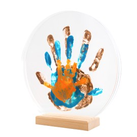 Patrocle® Handprints - Family of 3 Handprints Set - Gift Set for Birth - Gift Idea for Birth Baby 1 Year - Birthday Gift