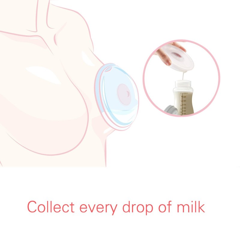 YIYEE Breast Shells Milk Saver for Breastfeeding, 4 Pack BPA