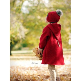 STOFFKONTOR 100% Wool Fabric Fuchsia