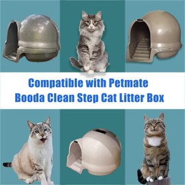 PurifyLogix Carbon Filters Compatible with Petmate Booda Clean Step Cat Litter Box - Thickened and Durable Activated Charcoal Filters, Absorb Odors/Control Damp from Pets/Keep Home Fresh (6 Pack)