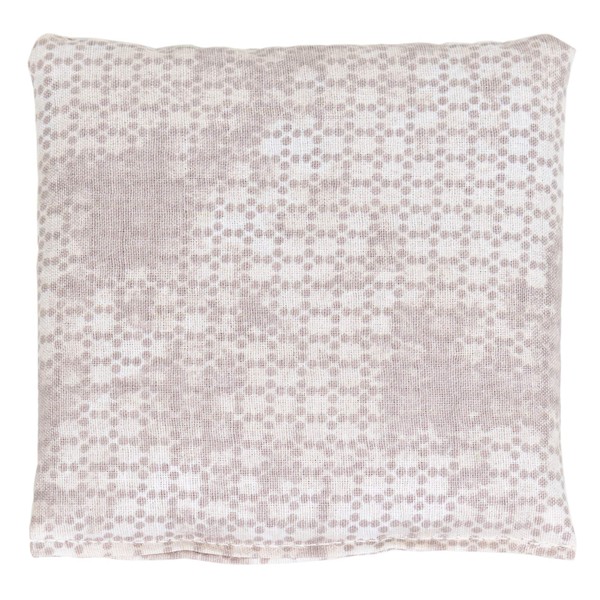 Spelt Cushion 12 x 12 cm Shabby Chic Grey/Beige Heat