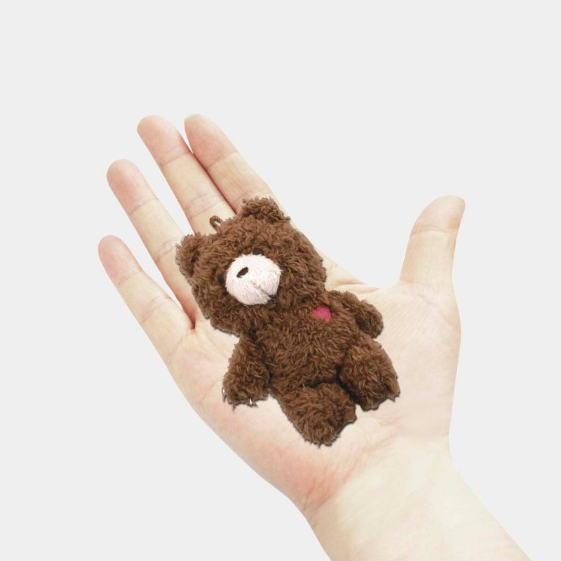 Skater ZBCM1-A Plush Ball Chain Mascot Pompon's Bear