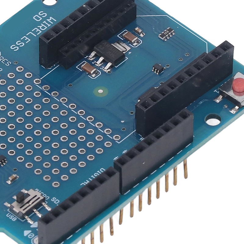 Prototype Screw Shield Wireless On Board Storage Card Slot Terminal