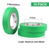 BOMEI PACK Painters Tape 1 Inch - Green Paint Tape