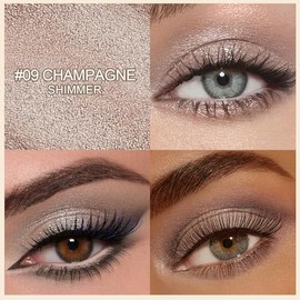 Erinde Glitter Eyeshadow Stick Waterproof, Cream Eyeshadow Pencil,#09 | Highly Pigmented & Long Lasting - for Stunning Eye Makeup