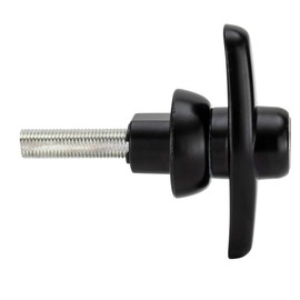 RecPro Truck Cap Lock T-500 Side Access Window Handle for LEER A.R.E. Bauer K127 Key | Tonneau Cap Cover Lock T-500 Handle for LEER Century Bauer K127 Cylinder Key (2 Pack)
